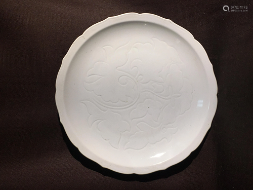 Japanese White Studio Porcelain Charger