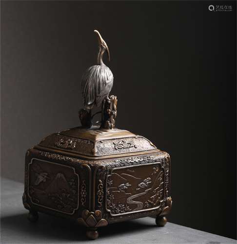An Ancient Chinese Gilt Bronze Censer