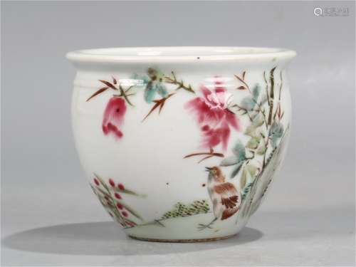 An Ancient Chinese Porcelain Vat