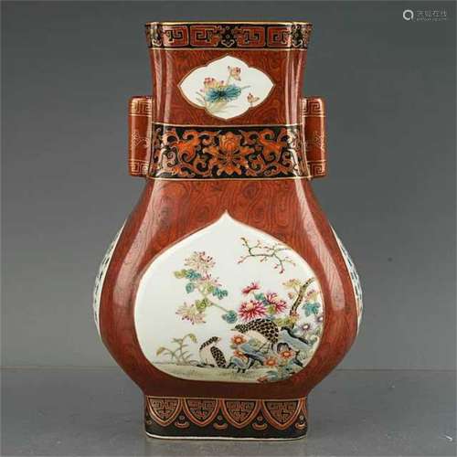 An Ancient Enamel Chinese Porcelain Vase