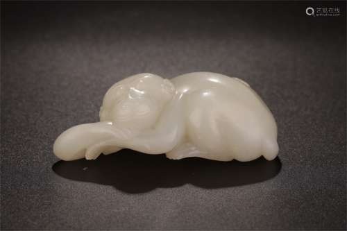 A Chinese Hetian Jade Decoration