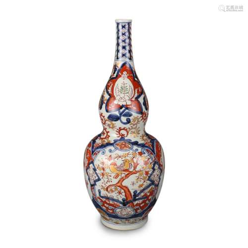 An Ancient Colorful Chinese Porcelain Gourd Vase