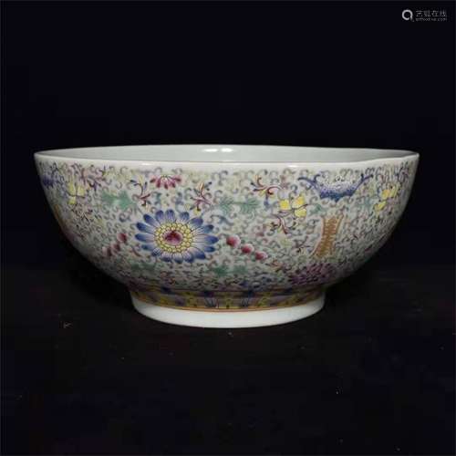 A Chinese Famille-Rose Porcelain Bowl