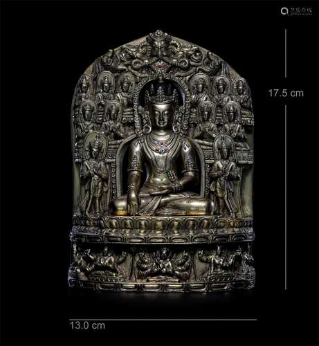 A Chinese Gilt Bronze Figure of Buddha