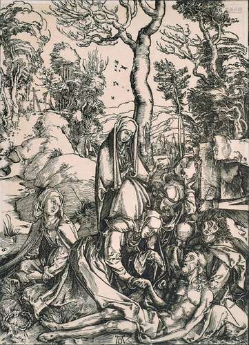 MONOGR. AD. BEWEINUNG CHRISTI. 39 X 28 CM,O.R.