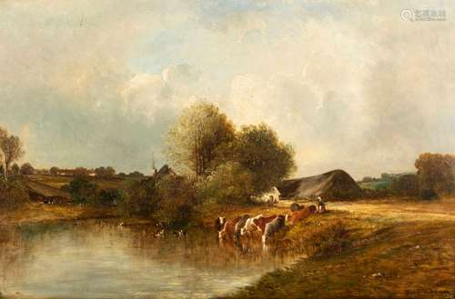 Dupré, Victor. Limoges 1816 - L'Isle-Adam 1879. 40 x 60 cm. 