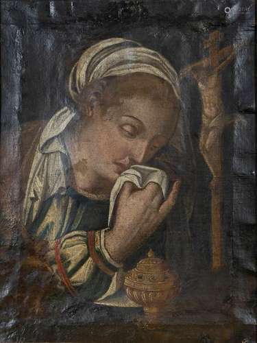 HEILIGENMALER. MARIA MAGDALENA. 52 X 39 CM.