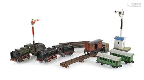 VARIOUS WAGEN, LOKS. LOK L. 16,5/19CM.