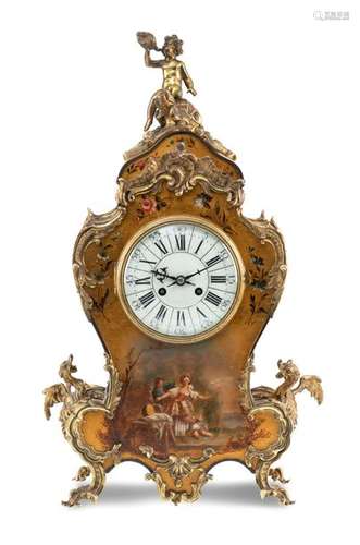 GRANDPENDULE, FRANCE, 19TH CENTURY, ROCOCO STYLE. H. 55 CM.