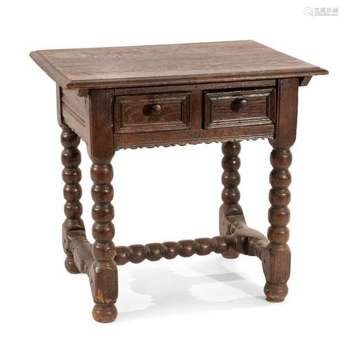 BAROQUE TABLE, FLEMISH. LATE 17TH CENTURY. 76X78X60 CM.