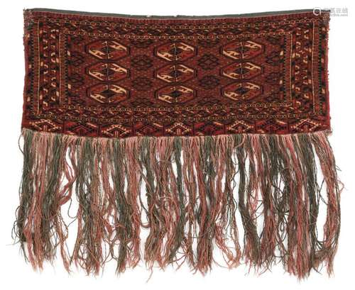 TEKKE PEAT FRONT. TURKMENISTAN, UM 1900. 34 X 86 CM.