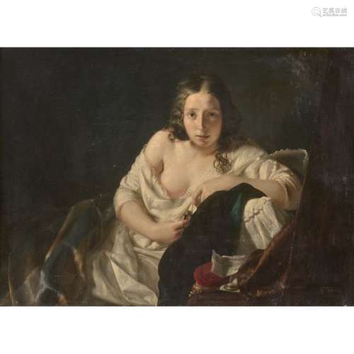 Ƒ Girolamo INDUNO (Milan, 1827 1890) Au lever Sur …
