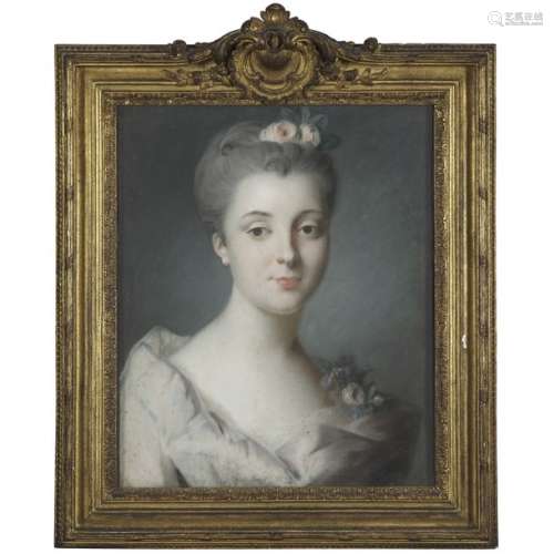 École Française du XVIIIE siècle Portrait de jeune…