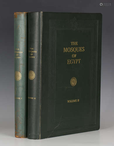 CRESWELL, Keppel A.C. The Mosques of Egypt, from 21 H. (641) to 1365 H. (1946). Giza: The Survey