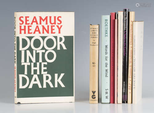 POETRY. - Seamus HEANEY. Door into the Dark. London: Faber and Faber, 1969. First edition, first