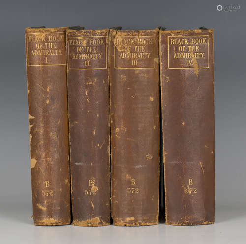 ROLLS SERIES. - Travers TWISS (editor). The Black Book of the Admiralty. London: Longman & Co., et