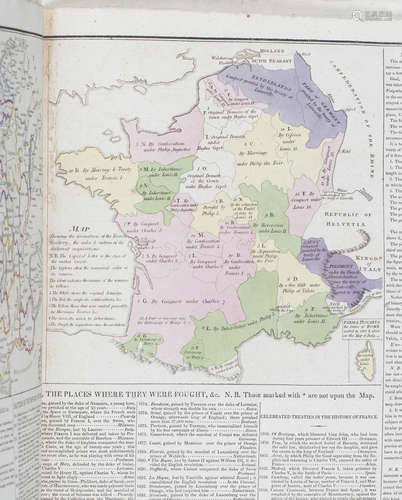 [CAUSSADE, Marquis de la]. Le Sage's Historical, Genealogical, Chronological and Geographical Atlas…