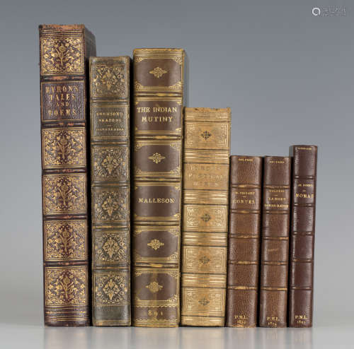 BINDINGS. - George Gordon Noel BYRON. Tales and Poems. London: William S. Orr & Co., 1848. 8vo (