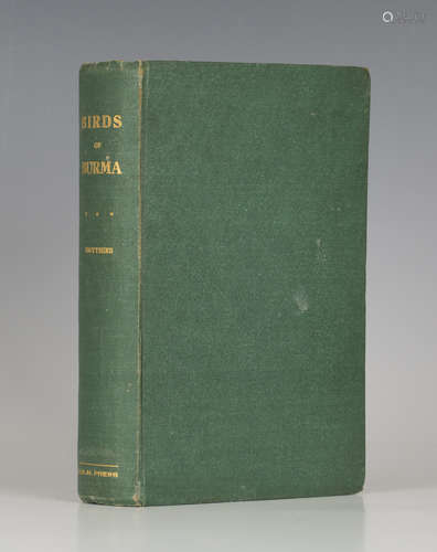 SMYTHIES, B.E. Birds of Burma. Rangoon: American Baptist Mission Press, 1940. First edition, 8vo (