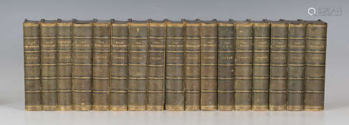 COOPER, James Fenimore. [The Novels]. London: George Routledge, 1866-1867. 17 vols. only, 8vo (162 x