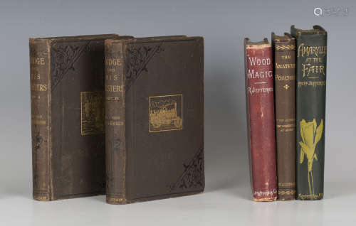 JEFFERIES, Richard. Hodge and His Masters. London: Smith, Elder & Co., 1880. 2 vols., 8vo (188 x