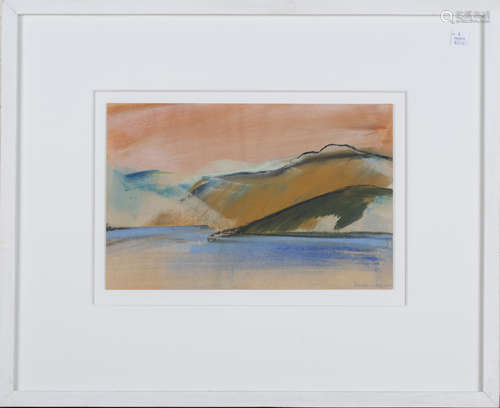 Mary Stork - 'Ensenada Dawn', 20th century pastel with acrylic, signed and dated '95 recto, titled