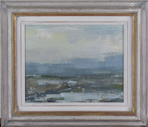 Jonathan Trowell - 'Salthouse Norfolk', 20th century oil on board, signed recto, title and W.H.