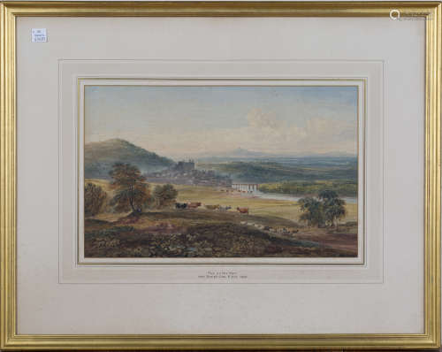 David Cox Senior - 'Hay on the Wye', 19th century watercolour, signed recto, titled Fine Art Society