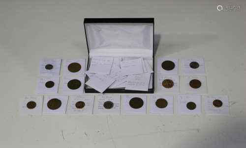 A collection of various mid to late 20th century British coin errors.