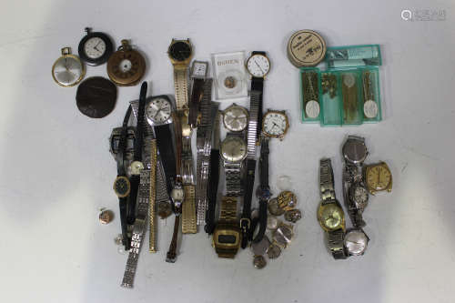 A gun metal cased keyless wind open-faced dress watch, a Cortebert Envoy gilt metal cased keyless