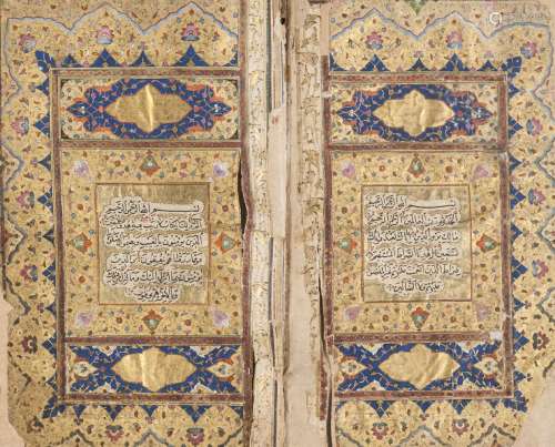 A Qur'an, late Safavid Iran, late 17th/early 18th century, Arabic manuscript on paper, 211ff. plus