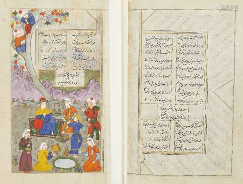 A section of a Qajar copy of the Gulestan of Sa'adi, Iran, 18th century, 47ff., Persian manuscript