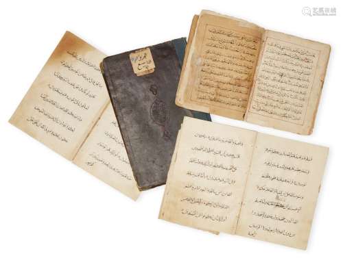 Juz 9 and 10 of an Ottoman Qur'an and Juz 25 of another Ottoman Qur'an, Turkey, 17th century, in