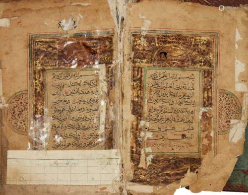 A Chinese Qur'an, 18th century, Arabic manuscript on paper, 17ll. of neat black Sini script per