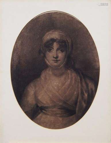 After Thomas Lawrence PRA FRS, British 1768-1830- Portrait of Mrs Sarah Siddons, nee Sarah Kemble as