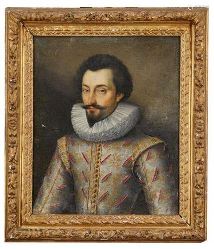 French School, early/mid 17th century- Portrait of a gentleman, quarter-length, turned to the