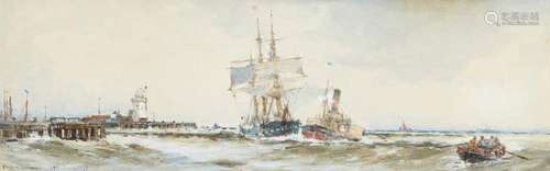 Frank Henry Mason RBA RI RSMA, British 1875-1965- Lowestoft; watercolour on paper, signed and