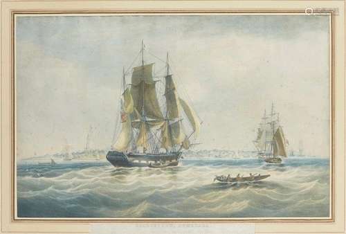 Charles Rosenberg Jnr, British fl. mid-19th century- Georgetown, Demerara The Barque Caesar