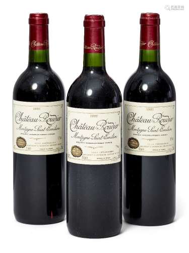 Chateau Langoa Barton, 1993, Saint Julien, two bottles, with Haut Bailly, 1988, Pessac Leognan ,