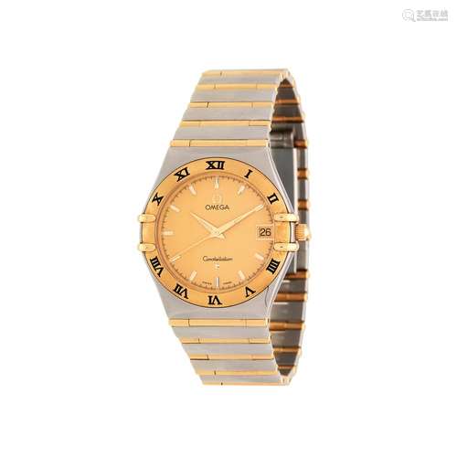 Omega, Constellation, ref. 12121000, a bi-metal bracelet watch