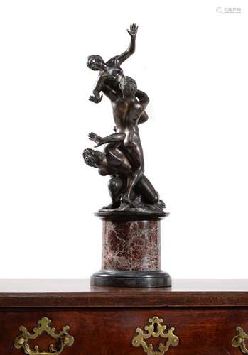 After Jean de Boulogne, called Giambologna (Italo-Flemish, 1529-1608), a Continental patinated bronz