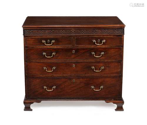 A George III mahogany chest of drawers, circa 1770