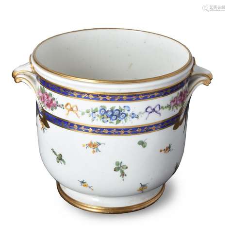 A Sevres seau a bouteille, circa 1780