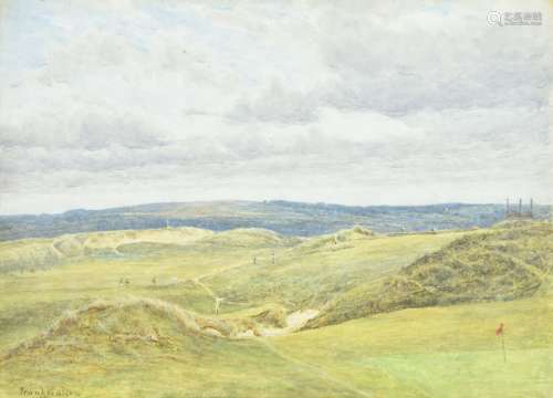 Frank Walton (British 1840-1928), The Golf Links of Lelant