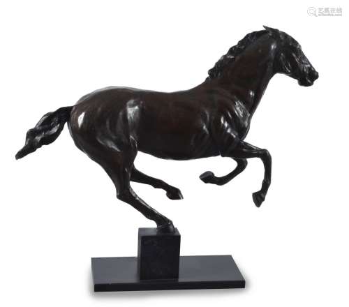 Charlie Langton (British b. 1983), Galloping horse