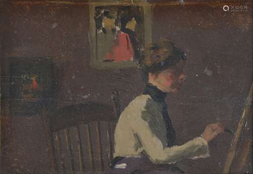 Camden School (c. 1910), Portrait of artist, possibly Sylvia Gosse
