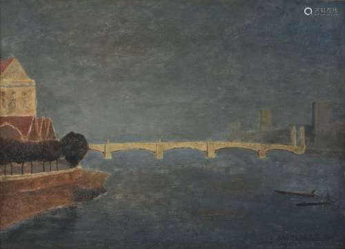 Elwin Hawthorne (British 1905-1954), Lambeth Bridge