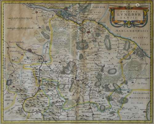 Karte Herzogtum Lüneburg: 