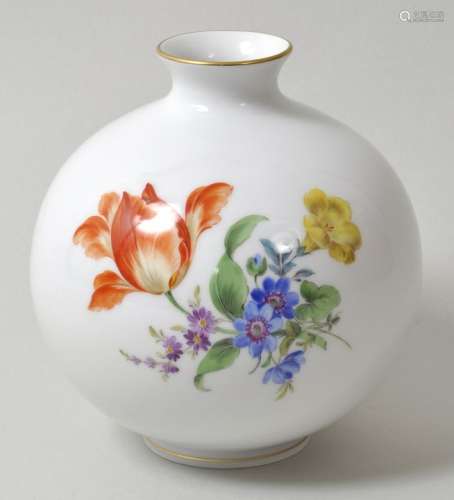 Kugelbauchvase, Meissen, 2. H. 20. Jh.