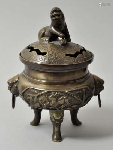 Weihrauchbrenner, China, mittlere Qing-Dynastie (1644-1911)